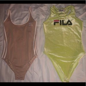Set of Adidas and Fila Bodysuit (2)